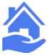 A home on hand icon